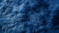 Very peri color sheep fur sheepskin rug Royalty Free Stock Photo