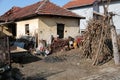 Very poor gipsy house in Serbia Royalty Free Stock Photo