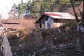 Very poor gypsy house in Slovakia Royalty Free Stock Photo