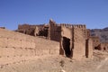 Very popular filmmakers reconstructing the kasbah Ait - Benhaddou, Morocco