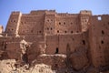 Very popular filmmakers reconstructing the kasbah Ait - Benhaddou, Morocco