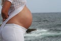 Very pregnant Royalty Free Stock Photo