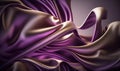 a very pretty purple and gold fabric with a very large amount of fabric on it\'s side and a very large amount of fab