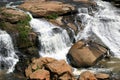 Close Up of the Falls Park on the Reedy River Royalty Free Stock Photo