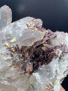 very Rare Sagenite Rutile with Quartz crystal Mineral specimen from Skardu pakistan