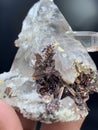 very Rare Sagenite Rutile with Quartz crystal Mineral specimen from Skardu pakistan