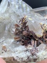 very Rare Sagenite Rutile with Quartz crystal Mineral specimen from Skardu pakistan