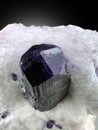 Very rare scapolite crystal on matric mineral specimen from badakhshan afghanistan Royalty Free Stock Photo