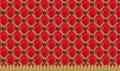 Red FabergÃ© Egg pattern. Royalty Free Stock Photo