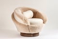 Very soft chair furniture. Generate Ai