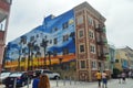 Very Striking Buildings On The Beach Walk Of Santa Monica Decorated With A Wonderful Exquisited. July 04, 2017. Travel Architectur