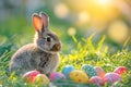 a very sweet Easter bunny Royalty Free Stock Photo