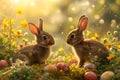 a very sweet Easter bunny Royalty Free Stock Photo