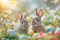 a very sweet Easter bunny Royalty Free Stock Photo