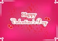 Very sweet valentine`s day card