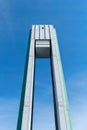 Very tall steel structure at the Wards Island Bridge in Manhattan, NYC Royalty Free Stock Photo