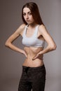 Very thin girl Royalty Free Stock Photo