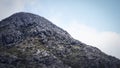 Top of a Peak within the Biokovo Mountains on the Way to the Sveti Jure in Makarska, Croatia Royalty Free Stock Photo