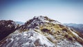 Top of a Peak within the Biokovo Mountains on the Way to the Sveti Jure in Makarska, Croatia Royalty Free Stock Photo