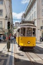 Very touristic and busy downtown Lisbon