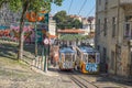 Very touristic place in downtown Lisbon, Portugal - Europe Royalty Free Stock Photo