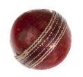 Very used cricket ball Royalty Free Stock Photo