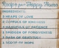 Very useful recipe for a happy home
