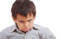 Very very angry kid great expression Royalty Free Stock Photo