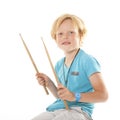 Very young drummer