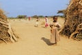 Very young girl from Masai tribe