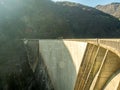 Verzasca dam in Switzerland Royalty Free Stock Photo