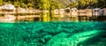 Verzasca River Half Submerged View, Switzerland Royalty Free Stock Photo