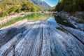 Verzasca River - Rock Formation Royalty Free Stock Photo