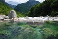 Verzasca Valley in Ticino Royalty Free Stock Photo