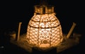 Vesak lantern, Stupa-shaped handmade competition-style Vesak kudu wrap with decorated paper cut design. traditional Vesak