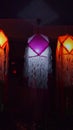 Vesak lanterns in Vesak poya day in Sri Lanka