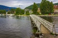 VesleÃÂ¸ye island nature in town Fagernes Fylke Innlandet Norway