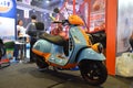 Vespa in Gulf motorcycle at Inside racing bike festival in Pasay, Philippines