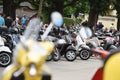 Vespa meeting in AltmÃÂ¼nster, Salzkammergut,