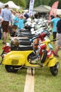 Vespa meeting in Pinsdorf, Salzkammergut,