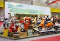 Vespa motor scooter booth