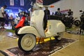 Vespa motorcycle at Inside racing bike festival in Pasay, Philippines