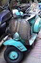 Vespa Scooter old classic retro metal mint