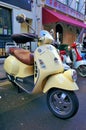 Vespa Scooter in Soho, London