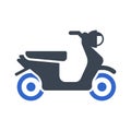 Vespa scooty icon