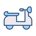 Vespa scooty icon