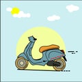 Vespa in the sky