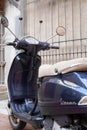 Vespa-style motorcycle