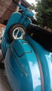 Vespa super 1973 clasic motorcycle Royalty Free Stock Photo