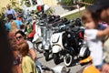 Vespa meeting in Vorchdorf, Salzkammergut